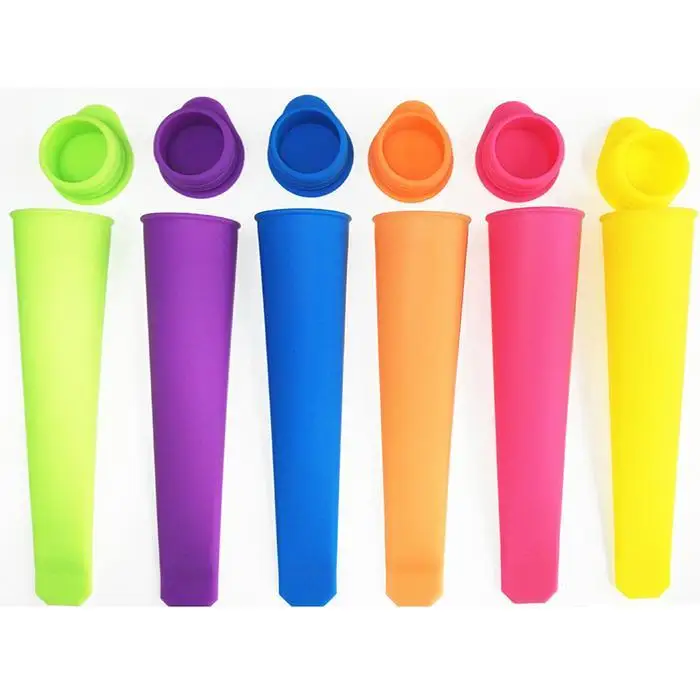 6 Colors Creative Silicone Handheld Popsicle Mold Ice Cream Mould Home 30ml 
6 Colors Creative Silicone Handheld Popsicle Mold Ice Cream Mould Home 30ml