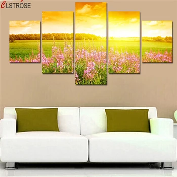 CLSTROSE Unframed Flower Under The Sun Landscape Canvas Print 5 PC Wall Art Modern Wall Painting On Canvas Flower Sea Painting
CLSTROSE Unframed Flower Under The Sun Landscape Canvas Print 5 PC Wall Art Modern Wall Painting On Canvas Flower Sea Painting