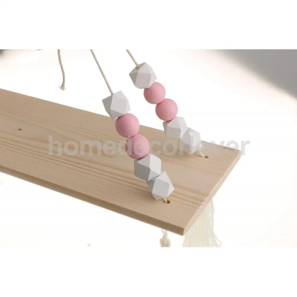 Wall Hanging Wooden Shelves Floating Wall Shelf Home Decor Baby Kids Room Storage Holder Hanger