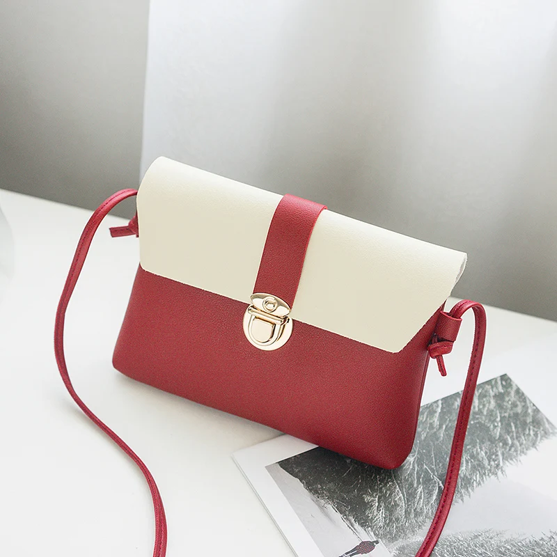 WHX Women Leisure Handbags Crossbody Bag PU Leather Small Sling Shoulder Bags Purses Phone Color matching Messenger Bag
WHX Women Leisure Handbags Crossbody Bag PU Leather Small Sling Shoulder Bags Purses Phone Color matching Messenger Bag