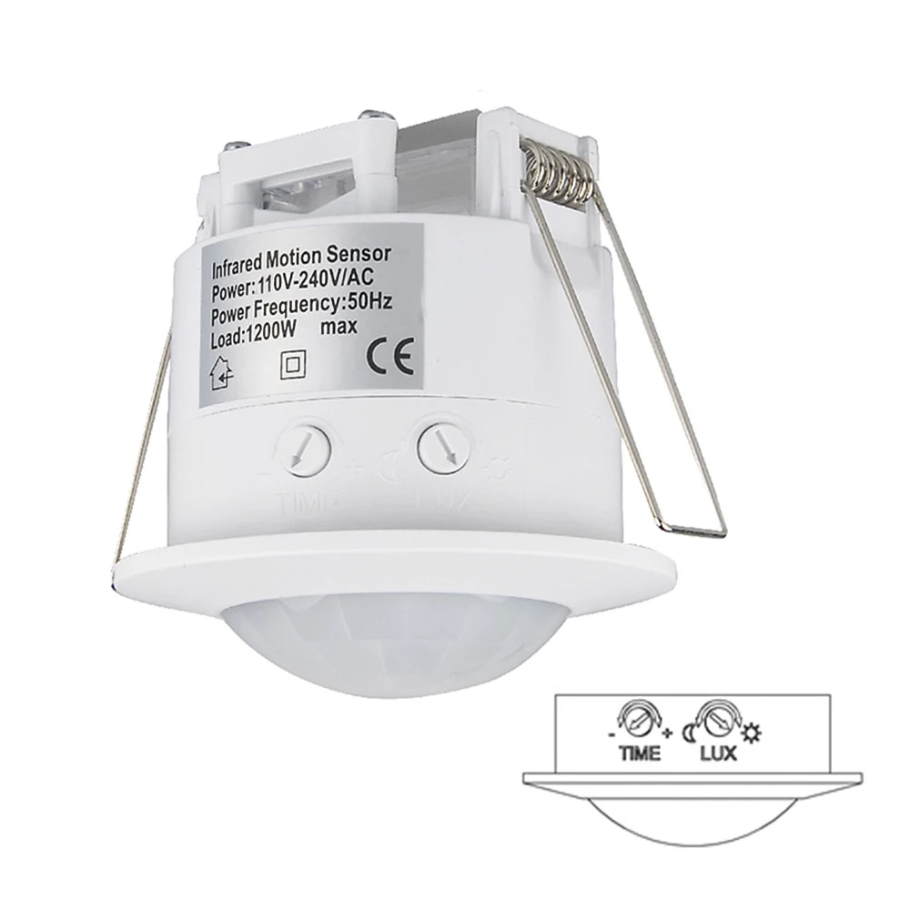 Sensky 360 Degree Ceiling Motion Light Switch Automatic PIR Sensor light lamp Switch (4pcs ET041)
Sensky 360 Degree Ceiling Motion Light Switch Automatic PIR Sensor light lamp Switch (4pcs ET041)