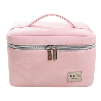 Korean Fashion Women Simple Style Leather Cosmetic Cases Portable Cute Cosmetic Bag Makeup Bag Large Capacity Storage Bag
Korean Fashion Women Simple Style Leather Cosmetic Cases Portable Cute Cosmetic Bag Makeup Bag Large Capacity Storage Bag