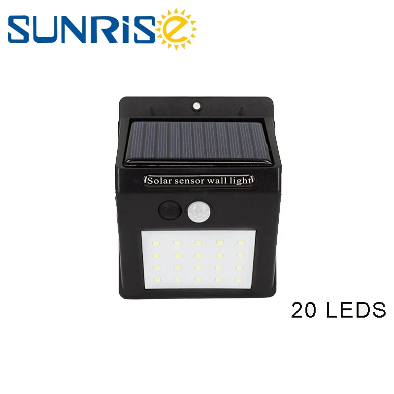 20 LED Solar wall Light Waterproof PIR Motion Sensor Wireless Rechargeable Outdoor Garden Decoration
20 LED Solar wall Light Waterproof PIR Motion Sensor Wireless Rechargeable Outdoor Garden Decoration