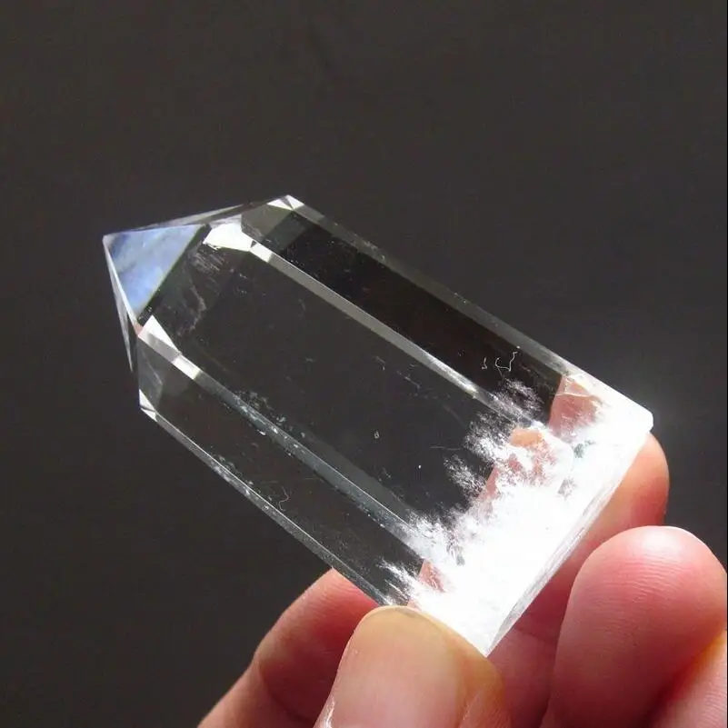Фото zhaorui66shun057++44g 2.01" natural pure quartz rock crystal point healing DA686 | Дом и сад