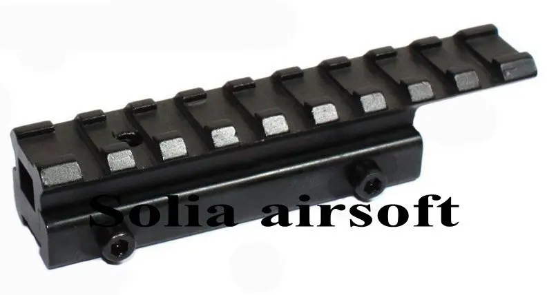 Tactical Dovetail 11mm to Weaver Picatinny 21mm Rail Extension Offset Adapter Riser Scope Mount
Tactical Dovetail 11mm to Weaver Picatinny 21mm Rail Extension Offset Adapter Riser Scope Mount