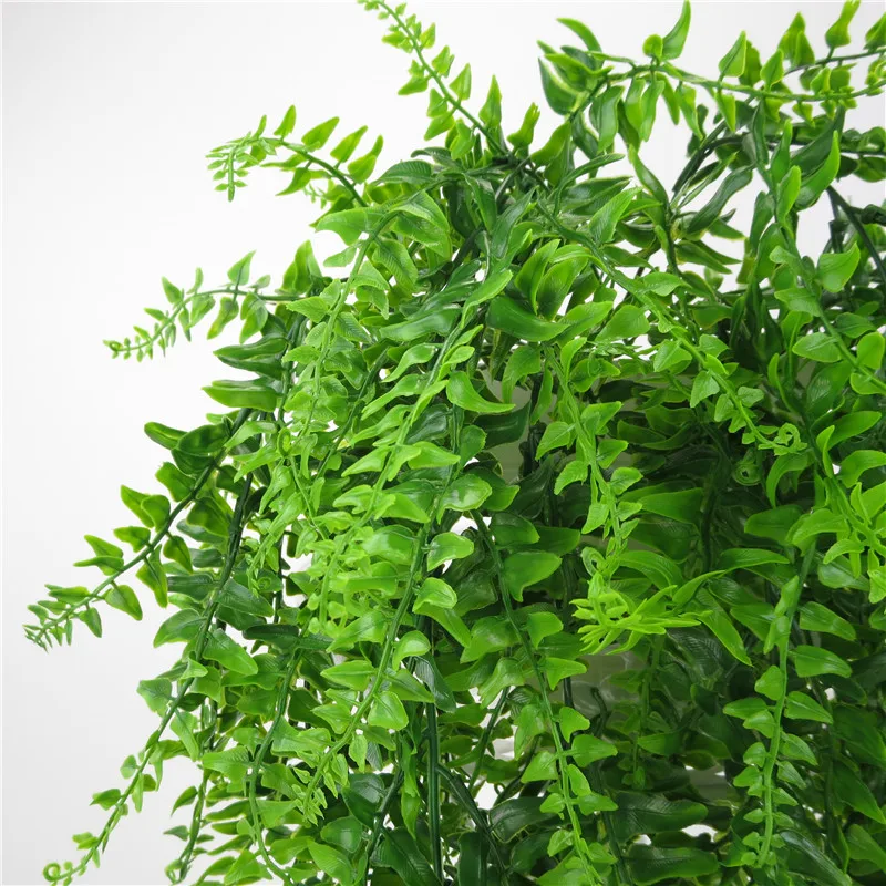 Simulation Fern Grass Green Plant Artificial Fern Persian Leaves Flower Wall Hanging Plants Home Wedding Shop Decoration
Simulation Fern Grass Green Plant Artificial Fern Persian Leaves Flower Wall Hanging Plants Home Wedding Shop Decoration