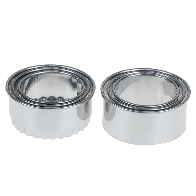 3Pcs Portable Dumplings Wrappers Molds Round/Flower Shaped Dough Cutting Tool Kitchen Gadgets Stainless Steel Dumplings Cutter
3Pcs Portable Dumplings Wrappers Molds Round/Flower Shaped Dough Cutting Tool Kitchen Gadgets Stainless Steel Dumplings Cutter