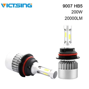 VicTsing 2pcs Car Headlights 9007 HB5 200W LED Headlight Kit Bulbs High Beam 6500K White 20000LM Waterproof IP68 360 Degree
VicTsing 2pcs Car Headlights 9007 HB5 200W LED Headlight Kit Bulbs High Beam 6500K White 20000LM Waterproof IP68 360 Degree