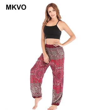 2019 new Southeast Asian fashion printed bloomers women's casual elastic band holiday beach bohemian style trousers women
2019 new Southeast Asian fashion printed bloomers women's casual elastic band holiday beach bohemian style trousers women