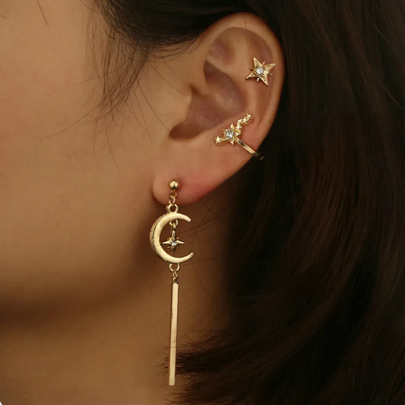 1 Set Sell Women Moon Star Bohemian Earring Hoop Earrings for Women Boucle Jewelry Dazzling Cubic Zirconia Opal Brincos
1 Set Sell Women Moon Star Bohemian Earring Hoop Earrings for Women Boucle Jewelry Dazzling Cubic Zirconia Opal Brincos