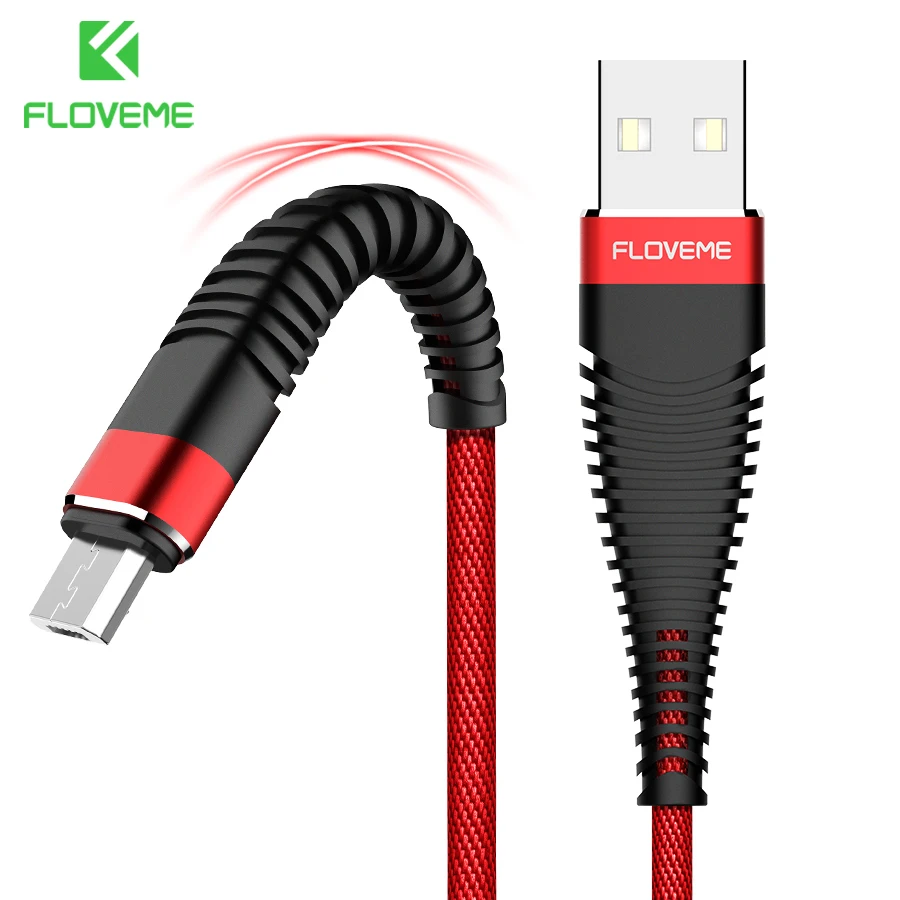 FLOVEME Hi-Tensile Micro USB Cable 1M Braided Data Sync 2A Charger Phone Cable For Samsung Galaxy S7 Edge S6 Xiaomi Note 4X Cabo
FLOVEME Hi-Tensile Micro USB Cable 1M Braided Data Sync 2A Charger Phone Cable For Samsung Galaxy S7 Edge S6 Xiaomi Note 4X Cabo