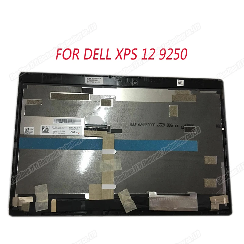 

12.5" Touch screen LED LCD Assembly LQ125D1JW31 0HGMJ6 3840*2160 4K LCD Touch Screen For Dell XPS 12 9250 7275 FHD UHD