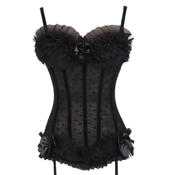 Sexy Lace up Boned Overbust Corset Bustier Top Waist Cincher Shaper Corsetlet espartilho X Plus Size S-2XL/6XL
Sexy Lace up Boned Overbust Corset Bustier Top Waist Cincher Shaper Corsetlet espartilho X Plus Size S-2XL/6XL