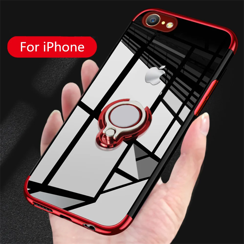 Luxury Car Bracket Ring Magnetic TPU Protective Case For iPhone 5 6 6s 7 8 Plus X XS XR Max Phone Cover Case High translucent
Luxury Car Bracket Ring Magnetic TPU Protective Case For iPhone 5 6 6s 7 8 Plus X XS XR Max Phone Cover Case High translucent