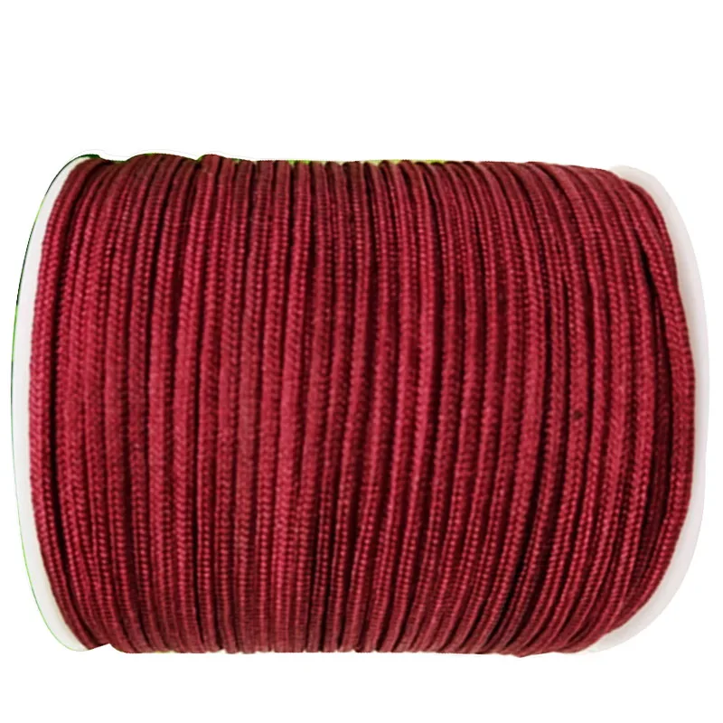 1.5mm Garnet Rattail Stain Braid Nylon Cord Thread+200m/Roll Macrame Rope Shamballa Bracelet Beading Cords String Accessories
1.5mm Garnet Rattail Stain Braid Nylon Cord Thread+200m/Roll Macrame Rope Shamballa Bracelet Beading Cords String Accessories