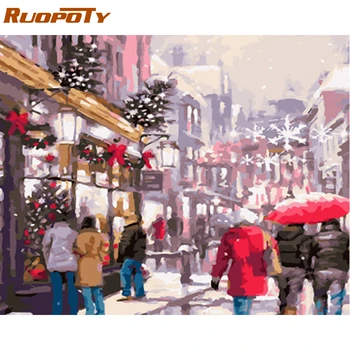 RUOPOTY Frame Christmas Street Diy Painting By Numbers Calligraphy Painting Acrylic Paint By Numbers Modern Wall Art Picture
RUOPOTY Frame Christmas Street Diy Painting By Numbers Calligraphy Painting Acrylic Paint By Numbers Modern Wall Art Picture