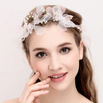Romantic Flower Wedding Hair Crown Pearl Beaded Headband Hair Vine Bridal Headpiece Hair Accessories 2017 Women Party Ocen Style
Romantic Flower Wedding Hair Crown Pearl Beaded Headband Hair Vine Bridal Headpiece Hair Accessories 2017 Women Party Ocen Style