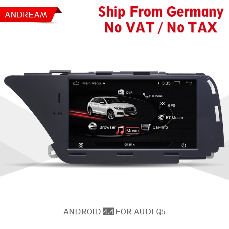 Android AUDI Q5 (2010-2016 B8) GPS Navigation with Bluetooth Wifi Car Multimedia Player 7" Screen EW980A1
Android AUDI Q5 (2010-2016 B8) GPS Navigation with Bluetooth Wifi Car Multimedia Player 7" Screen EW980A1