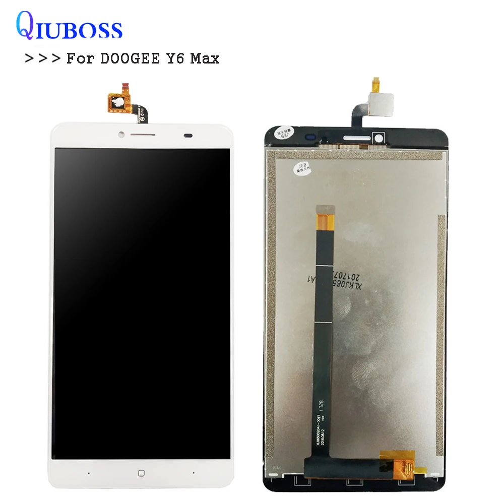 For DOOGEE Y6 Max LCD Display+Touch Screen 6.5inch Glass Panel Assembly Repair Parts for y6 max lcd
For DOOGEE Y6 Max LCD Display+Touch Screen 6.5inch Glass Panel Assembly Repair Parts for y6 max lcd