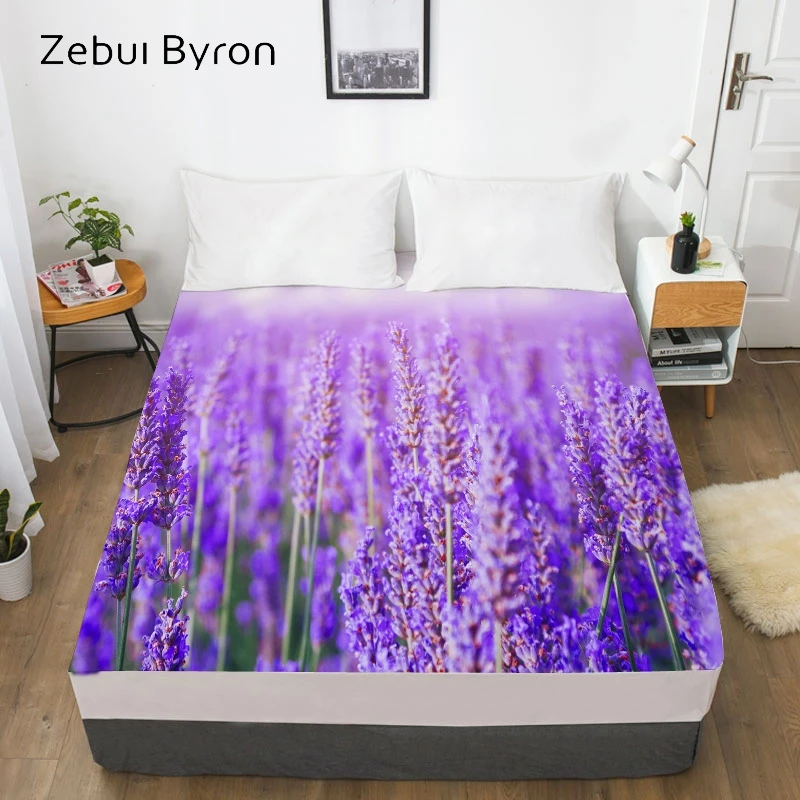 3D HD Digital Print Custom Bed Sheet With Elastic,180/150/160x200 Fitted Sheet Queen/King,Mattress Cover Purple lavender
3D HD Digital Print Custom Bed Sheet With Elastic,180/150/160x200 Fitted Sheet Queen/King,Mattress Cover Purple lavender