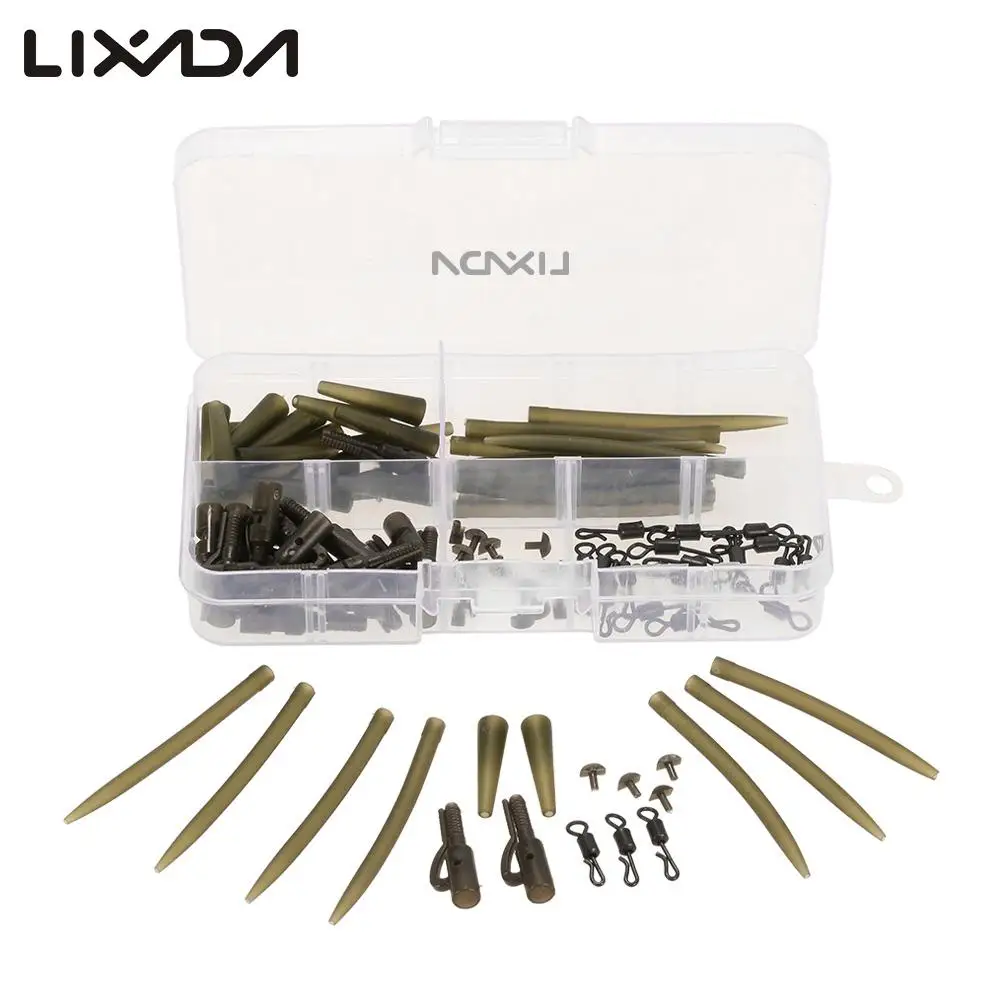 Lixada 100pcs Lead Clips Terminal Carp Fishing Tackle Safety Tail Rubber Tube with Pins Tail Rubber Tubes Anti Tangle Sleeves
Lixada 100pcs Lead Clips Terminal Carp Fishing Tackle Safety Tail Rubber Tube with Pins Tail Rubber Tubes Anti Tangle Sleeves