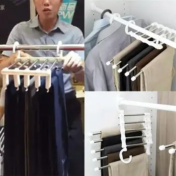 Multi-layer Hanging Pants Storage Rack Five-in-one Magic Magic Rack Trouser Rack Stainless Steel Multi-function Trouser Rack
Multi-layer Hanging Pants Storage Rack Five-in-one Magic Magic Rack Trouser Rack Stainless Steel Multi-function Trouser Rack