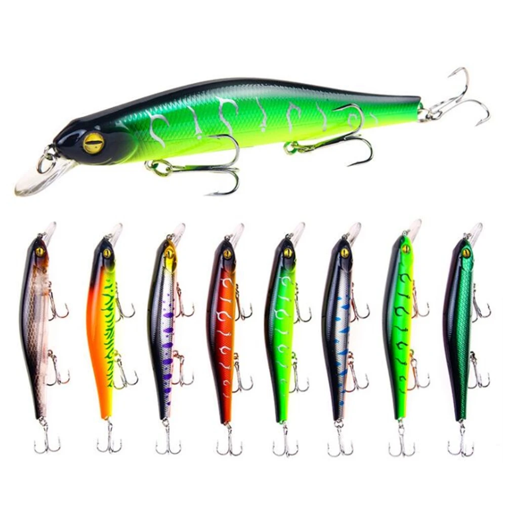 8pcs/lot Fishing Lure 12.5cm 17g Floating Wobbler Artificial Swim Bait High Quality Bass Pike Jerkbait Isca Pesca Fishing Tackle
8pcs/lot Fishing Lure 12.5cm 17g Floating Wobbler Artificial Swim Bait High Quality Bass Pike Jerkbait Isca Pesca Fishing Tackle