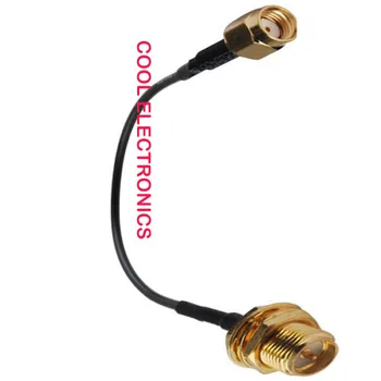 50pcs RP-SMA Male to RP-SMA Female Connector Adapter RF Coaxial Pigtail RG174 Extension Cable 20cm
50pcs RP-SMA Male to RP-SMA Female Connector Adapter RF Coaxial Pigtail RG174 Extension Cable 20cm