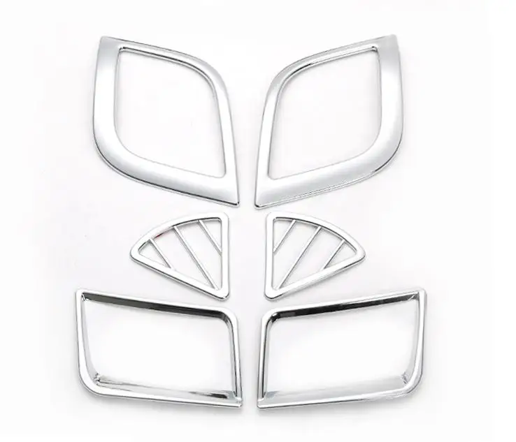 6PCS Car air-conditioning outlet ABS chrome Accessories For Hyundai Solaris Verna Accent Sedan Hatchback 2011-2015
6PCS Car air-conditioning outlet ABS chrome Accessories For Hyundai Solaris Verna Accent Sedan Hatchback 2011-2015