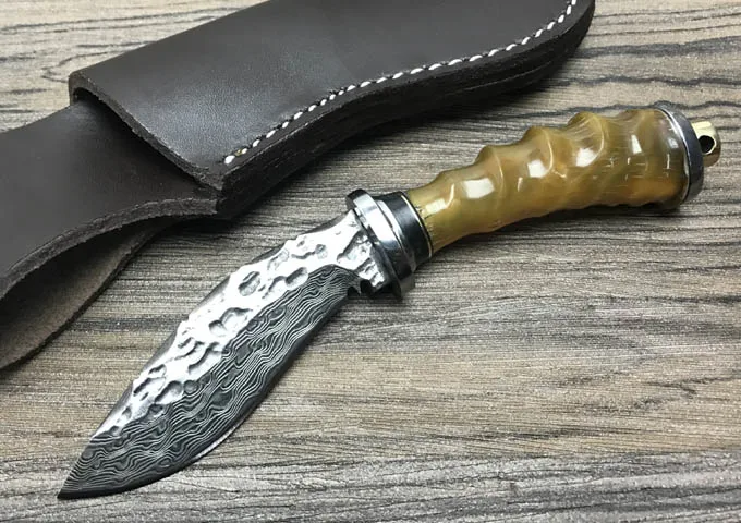 Newest Mini Damascus Steel Hunting Fixed Knife Multi Survival Knife Utility Camping Outdoor EDC Tools Small Rescue Knife
Newest Mini Damascus Steel Hunting Fixed Knife Multi Survival Knife Utility Camping Outdoor EDC Tools Small Rescue Knife
