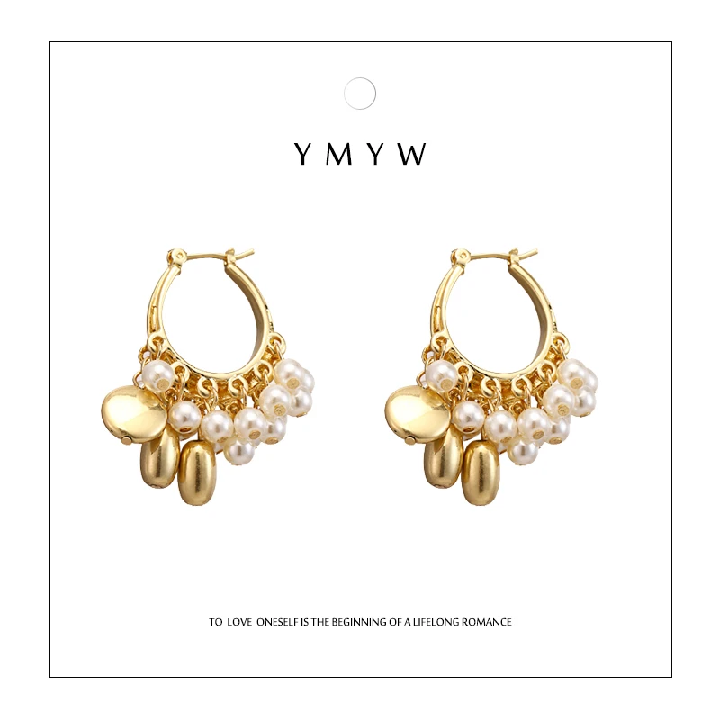 YMYW Stylish Unique Design Simulated Pearls Drop Earrings Vintage Old Sand Gold Metal Earrings for Women Boucle D'Oreille Femme
YMYW Stylish Unique Design Simulated Pearls Drop Earrings Vintage Old Sand Gold Metal Earrings for Women Boucle D'Oreille Femme