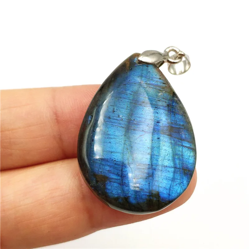 Natural Labradorite Necklace Pendant (1)