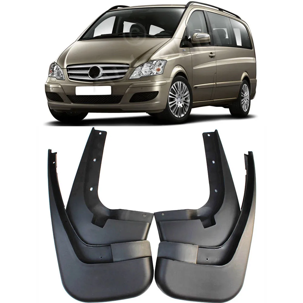 Car Fenders Mudguards Mud Flaps Splash Guards Protective Fender Mudflaps Fit For V Class Vito W447 2016-2017 