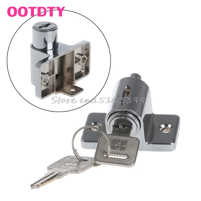Image New Zinc Sliding Window Patio Screw Door Locking Pin Push Child Safety Lock