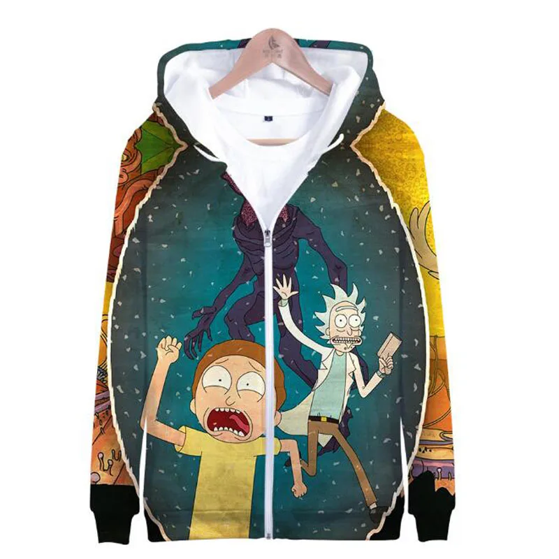 Anime Rick And Morty 3D Print Men Hoodies Sweatshirt Skateboards Male ricky morty Long Sleeve Fleece Hooded Zipper Jacket Coats
Anime Rick And Morty 3D Print Men Hoodies Sweatshirt Skateboards Male ricky morty Long Sleeve Fleece Hooded Zipper Jacket Coats