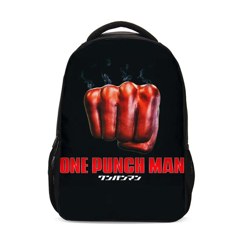 VEEVANV рюкзаки для мальчиков и девочек мультяшный Аниме One Punch Man 3D печать школьная