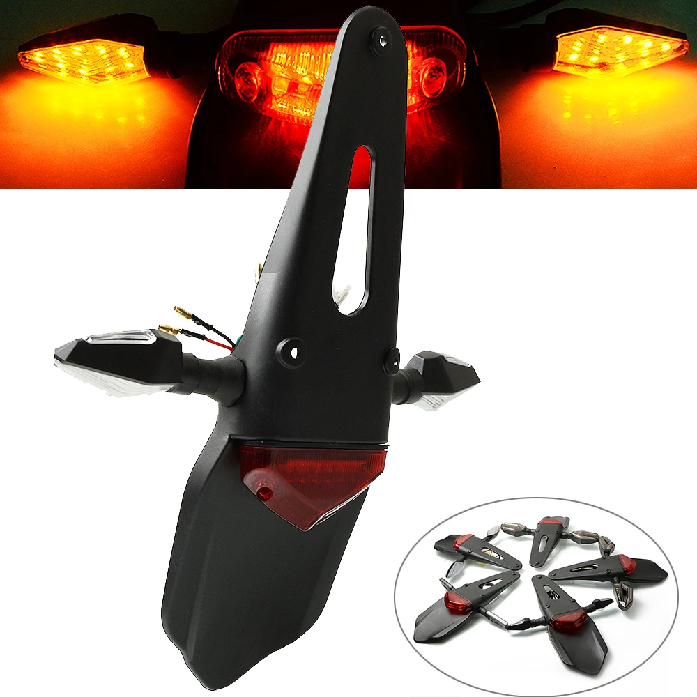 Motorcycle Bike Accessories SL230 CRF450X WR250R/X KX250F RMZ250 LED Rear For Fender Brake Tail Light With Turn Signals Lamp
Motorcycle Bike Accessories SL230 CRF450X WR250R/X KX250F RMZ250 LED Rear For Fender Brake Tail Light With Turn Signals Lamp
