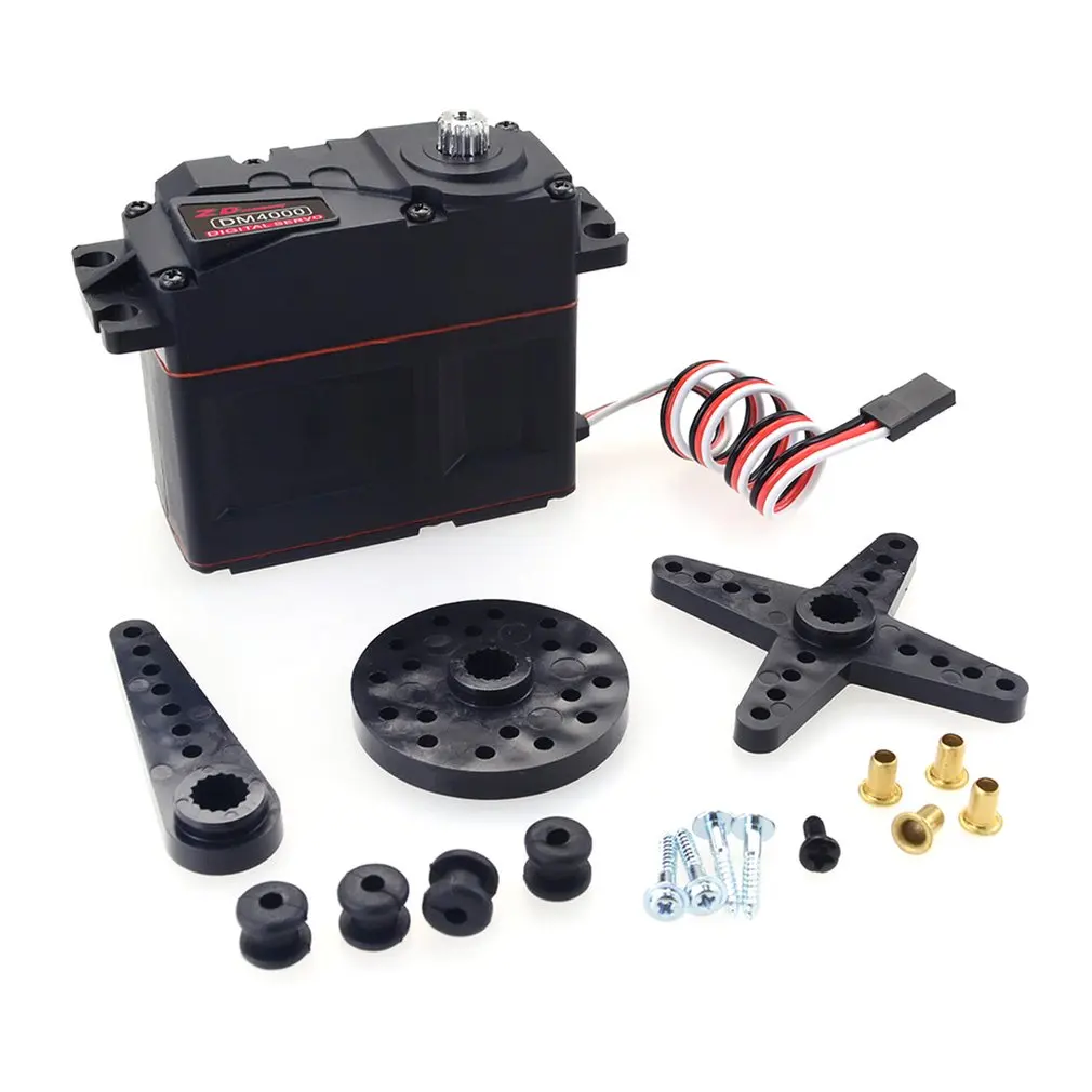 ZD Racing DM4000 40KG Digital HV Steel Gear Full CNC Aluminium Shell Coreless Servo Waterproof Servo for Helicopter
ZD Racing DM4000 40KG Digital HV Steel Gear Full CNC Aluminium Shell Coreless Servo Waterproof Servo for Helicopter