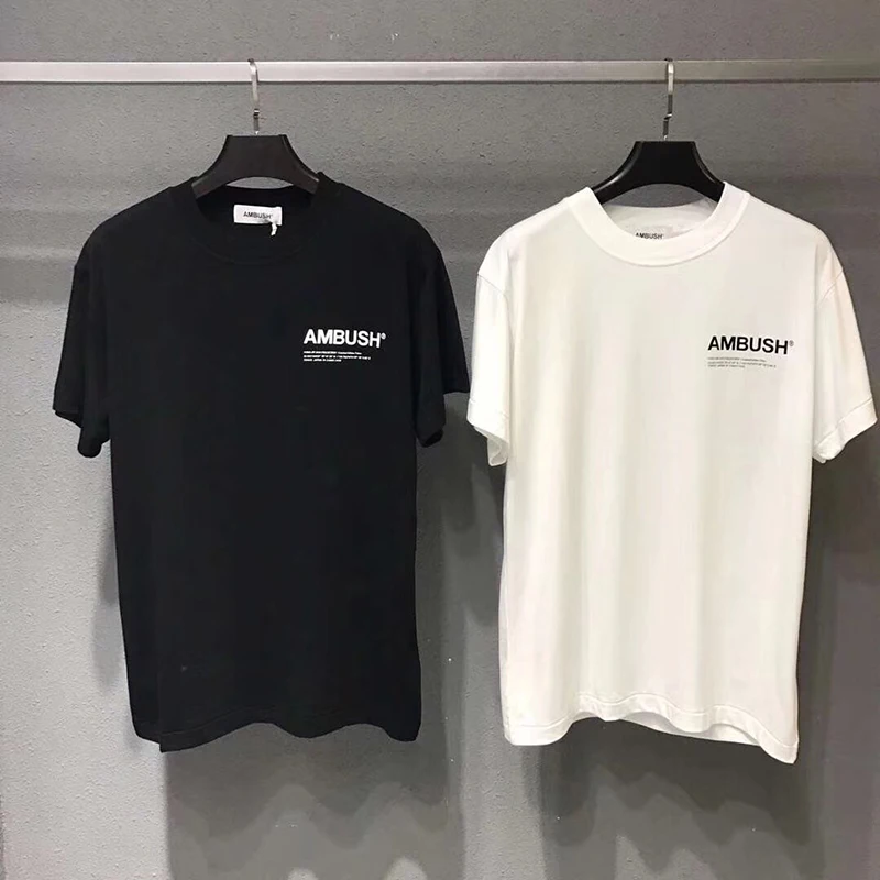 New AMBUSH T-Shirts Summer Fashion AMBUSH Cotton T Shirt Men 1:1 High Quality Hip Hop Top Tees Black And White Blue Orange
New AMBUSH T-Shirts Summer Fashion AMBUSH Cotton T Shirt Men 1:1 High Quality Hip Hop Top Tees Black And White Blue Orange