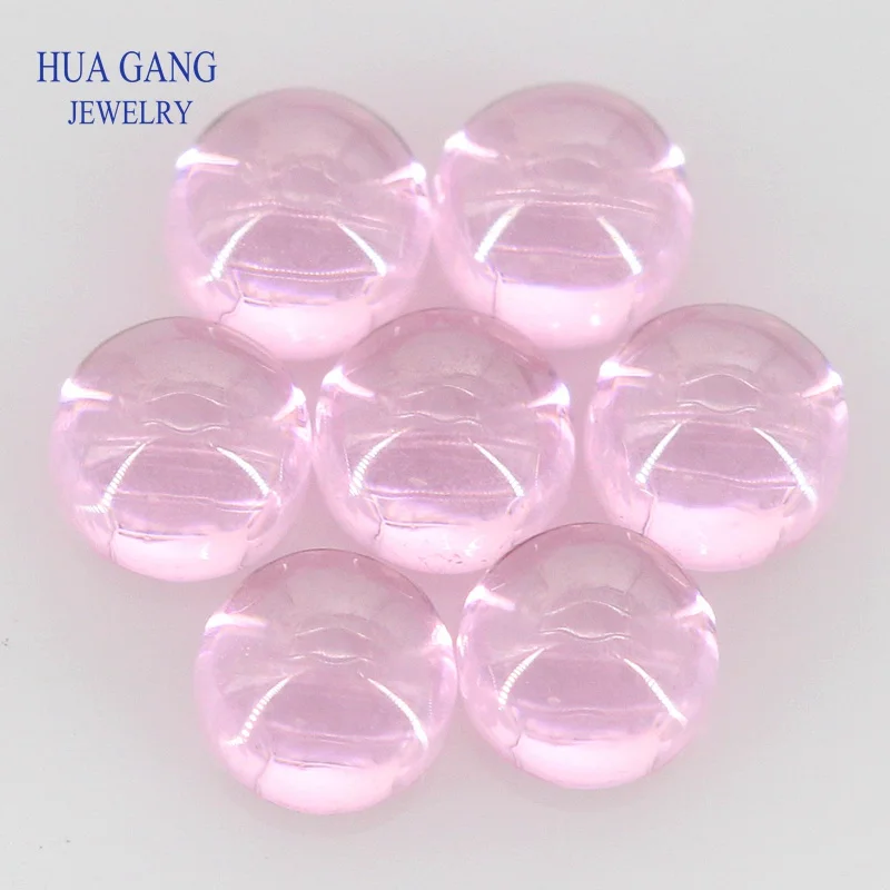 Pink Cubic Zirconia Stone Round Shape Cabochon Cut Flat Back Loose CZ Stone Synthetic Gems For Jewelry 4mm 6mm Free Shipping
Pink Cubic Zirconia Stone Round Shape Cabochon Cut Flat Back Loose CZ Stone Synthetic Gems For Jewelry 4mm 6mm Free Shipping
