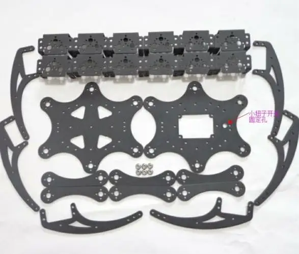 20DOF Aluminium Hexapod Robotic Spider Six Legs Robot Frame Kit F17329 /F17330
20DOF Aluminium Hexapod Robotic Spider Six Legs Robot Frame Kit F17329 /F17330