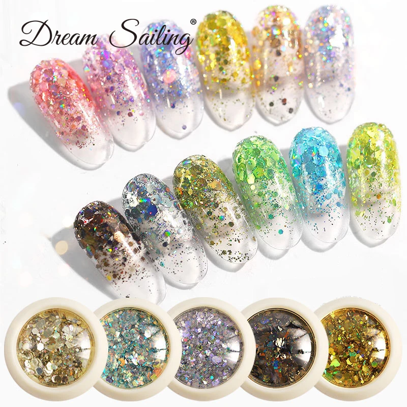 Nail Art Decoration Nail Glitter Pigment Flakes Holographic Laser Chameleon Nail Sequin Paillettes Powder Dust 6 pcs Manicure
Nail Art Decoration Nail Glitter Pigment Flakes Holographic Laser Chameleon Nail Sequin Paillettes Powder Dust 6 pcs Manicure
