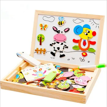 Zodiac fight wooden drawing board sided early childhood educational puzzles Magnetic Farm Jungle Animal Children Kids Jigsaw toy
Zodiac fight wooden drawing board sided early childhood educational puzzles Magnetic Farm Jungle Animal Children Kids Jigsaw toy