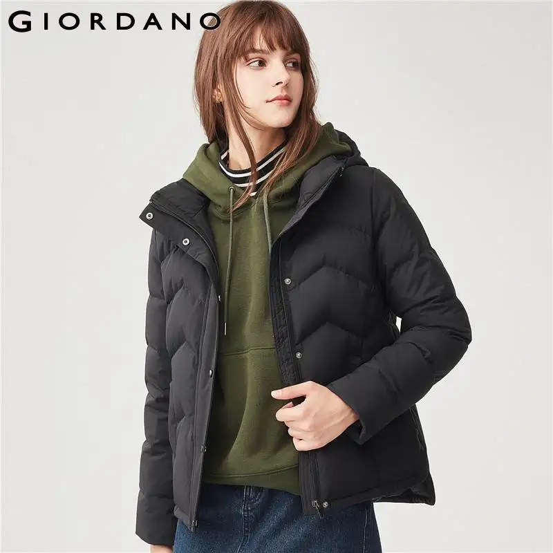 Giordano Women Down Jacket Women 90% Content Grey Goose Down Detachable Down Jacket Hidden Pocket Side Vents Doudoune Femme Warm
Giordano Women Down Jacket Women 90% Content Grey Goose Down Detachable Down Jacket Hidden Pocket Side Vents Doudoune Femme Warm