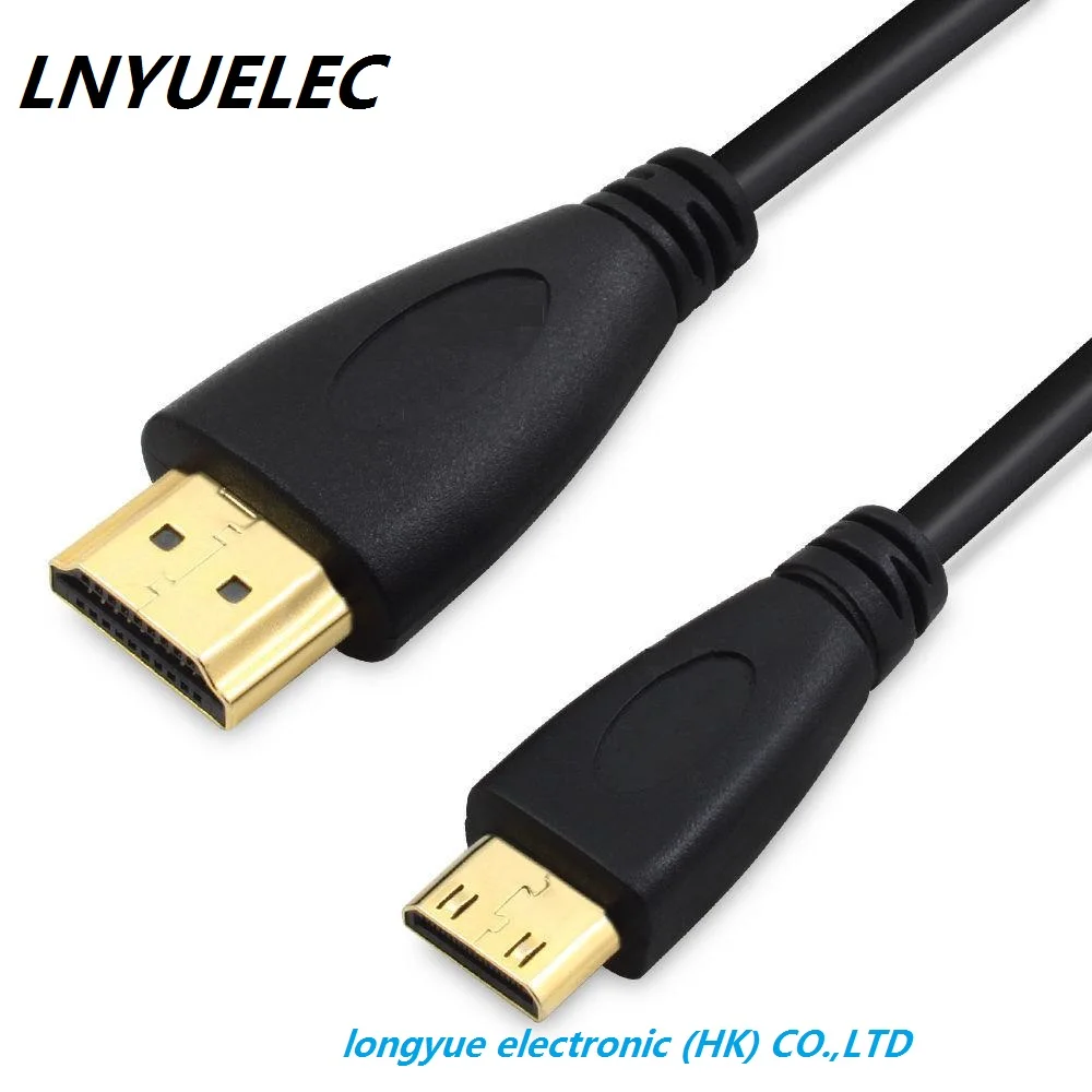 30 см 1 м 5 2 3 высокоскоростной позолоченный кабель HDMI-MINIHDMI штекер-штекер 4 Версия