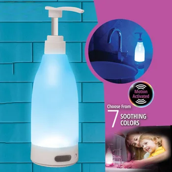 Soap Brite LED Colorful Light Liquid Soap Dispenser LED Glowing soap bottle Hand sanitizer dispenser sensor nigh tlight portable
Soap Brite LED Colorful Light Liquid Soap Dispenser LED Glowing soap bottle Hand sanitizer dispenser sensor nigh tlight portable