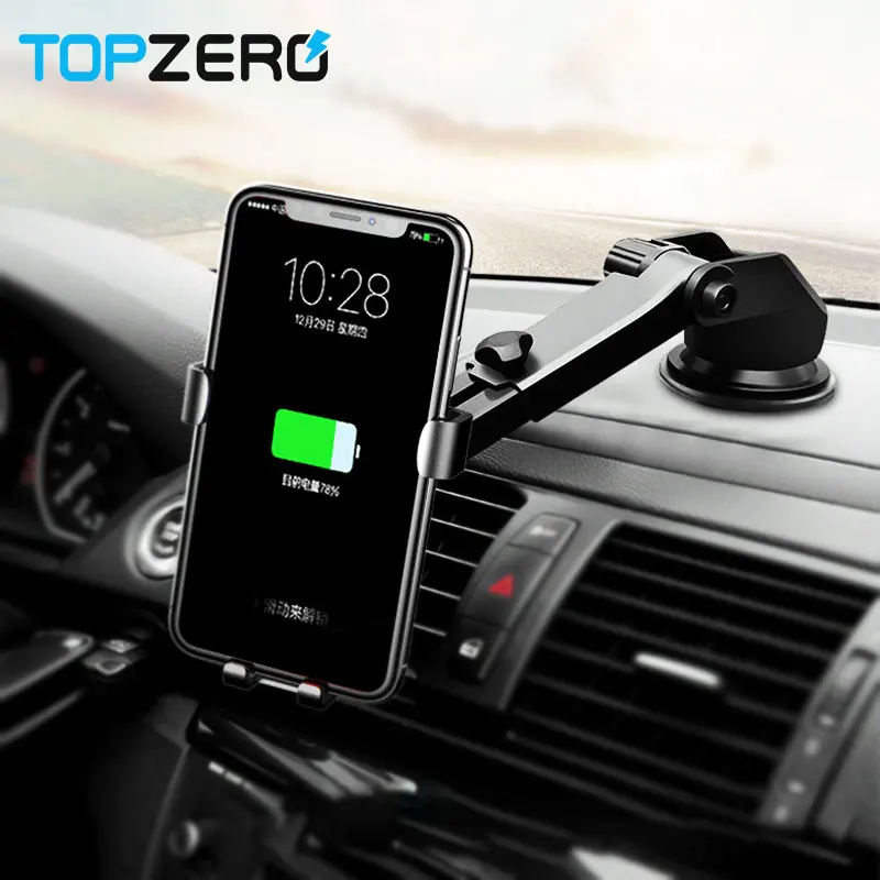 Fast QI Wireless Car Charger For iphone 8 Gravity Air Vent Suction Cup Car Wireless Charger Phone Holder For Xiaomi Samsung S9
Fast QI Wireless Car Charger For iphone 8 Gravity Air Vent Suction Cup Car Wireless Charger Phone Holder For Xiaomi Samsung S9