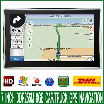 Free DHL shipping 7 inch Vehicle GPS Navigation 800M/FM/8GB/256MB newest Maps For Russia/Europe car/truck CE 6.0 MTK Navigator
Free DHL shipping 7 inch Vehicle GPS Navigation 800M/FM/8GB/256MB newest Maps For Russia/Europe car/truck CE 6.0 MTK Navigator