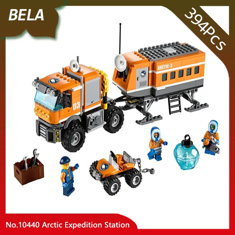 Bela 10440 394pcs City Series Arctic Expedition Station Building Blocks Set Bricks Educational Toys Compatible with Legoings
Bela 10440 394pcs City Series Arctic Expedition Station Building Blocks Set Bricks Educational Toys Compatible with Legoings