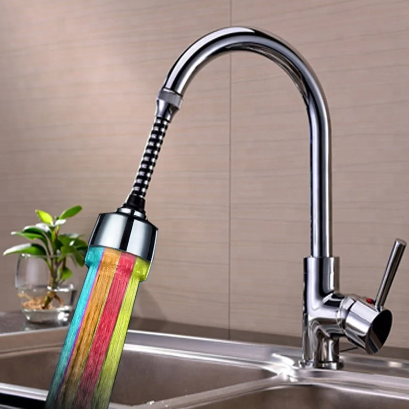Kitchen/Bathroom Faucet Accessoires Water Glow LED Faucet Light Aerator for Kitchen with Multicolor Fastflashing Type tap parts
Kitchen/Bathroom Faucet Accessoires Water Glow LED Faucet Light Aerator for Kitchen with Multicolor Fastflashing Type tap parts